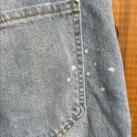 Heavily Distressed Wide Leg Jeans - Picture 4 of 8